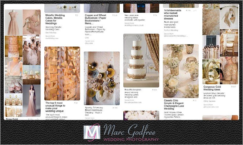 Metalic wedding trends for 2017-1 Metalic wedding trends for 2017-1